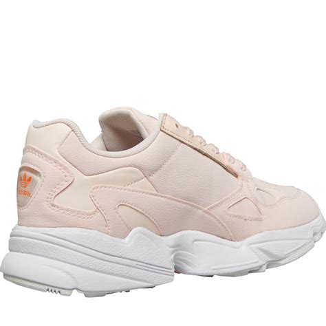 adidas falcon dames zwart roze